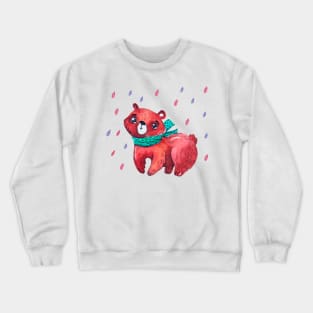 Bear Painting Hand Drawn Crewneck Sweatshirt